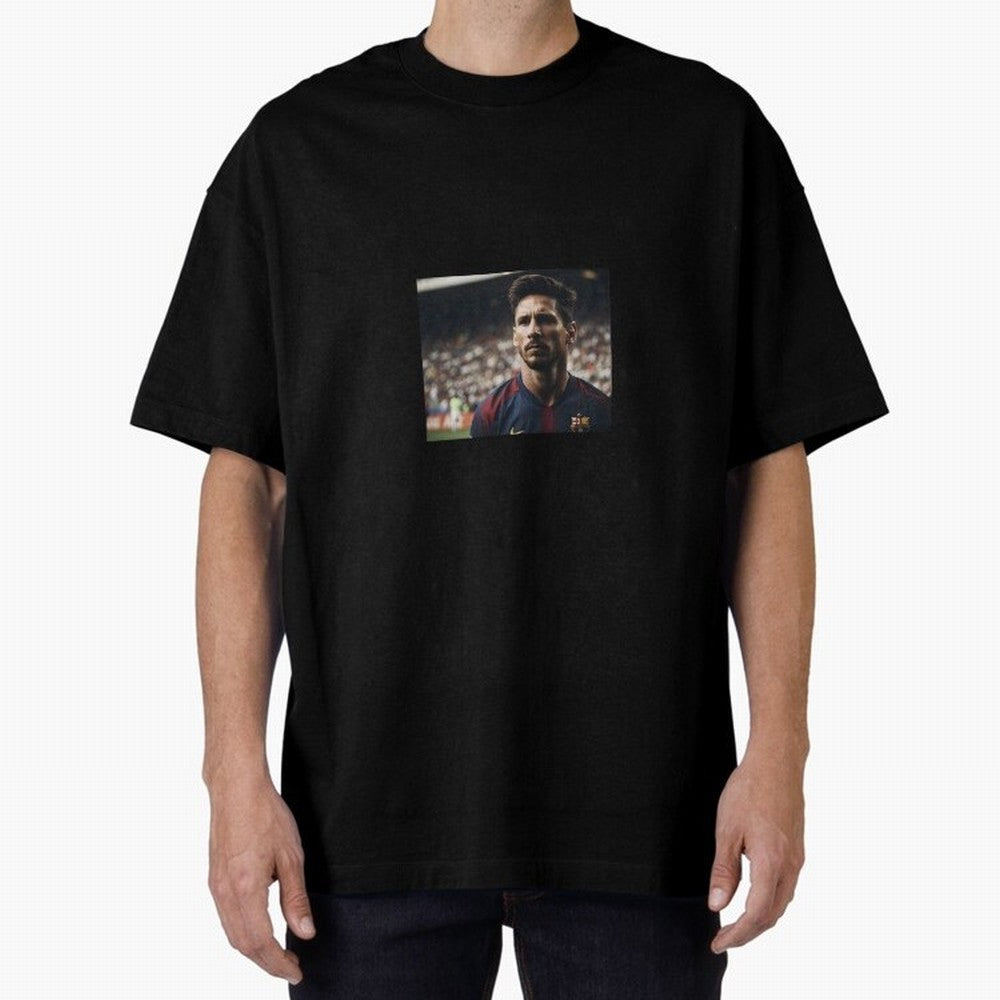 Messi Oversized T-Shirt Bring Bold Fan Energy to FIFA World Cup 2026 for Fans of Neymar and Argentina, France and Brazil, Bringing Stadium Memories, Football Loyalty, International Chants and Championship Tradition; Ideal for Fans Who Follow Messi,