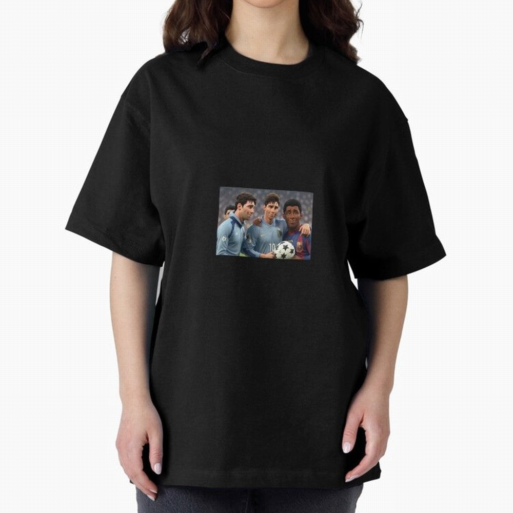History Oversized T-Shirt Feel the Roar of Match Day Hype around FIFA World Cup 2026 USA Canada Mexico, Haaland and Mbappe, Spain and Netherlands, Worldwide Fan Energy, Dramatic Goals, Stadium Lights and Championship Celebrations; Created for Match