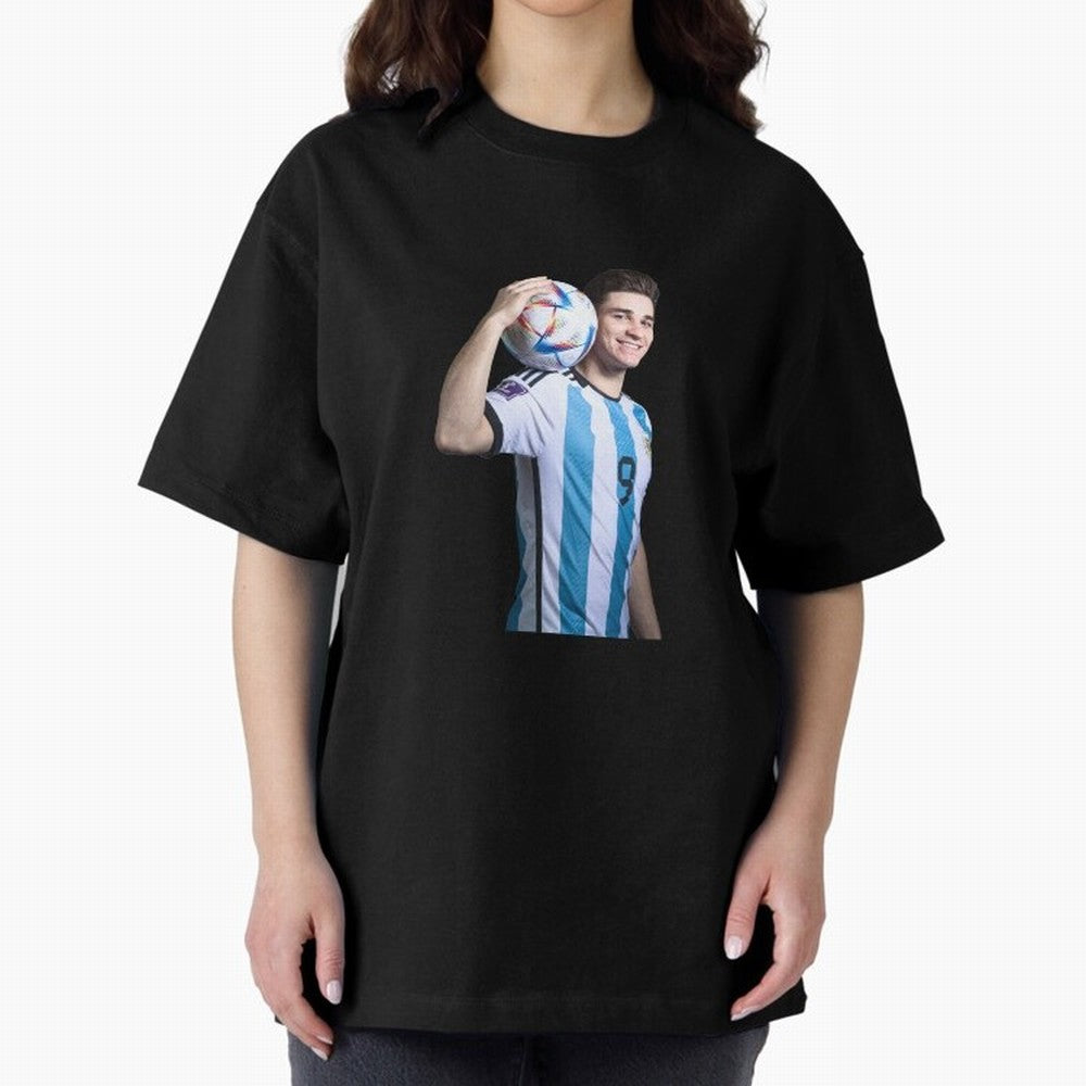 Julian Alvarez Classic T-Shirt Back Your Heroes with Global Football Passion for FIFA World Cup 2026, Highlighting Neymar, Haaland and Cristiano Ronaldo, England, Tournament Hype, Historic Matchups, Family Viewing Parties and Global Sports Pride;