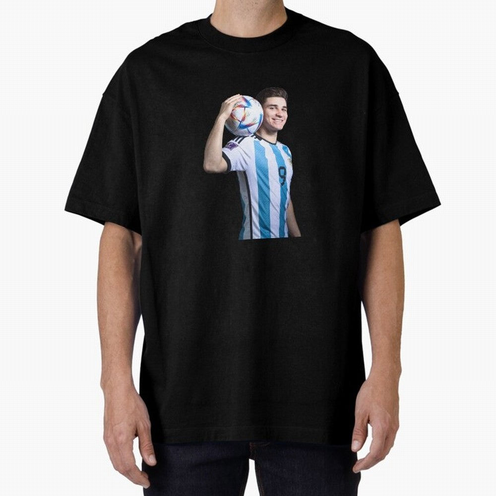 Julian Alvarez Classic T-Shirt Back Your Heroes with Global Football Passion for FIFA World Cup 2026, Highlighting Neymar, Haaland and Cristiano Ronaldo, England, Tournament Hype, Historic Matchups, Family Viewing Parties and Global Sports Pride;