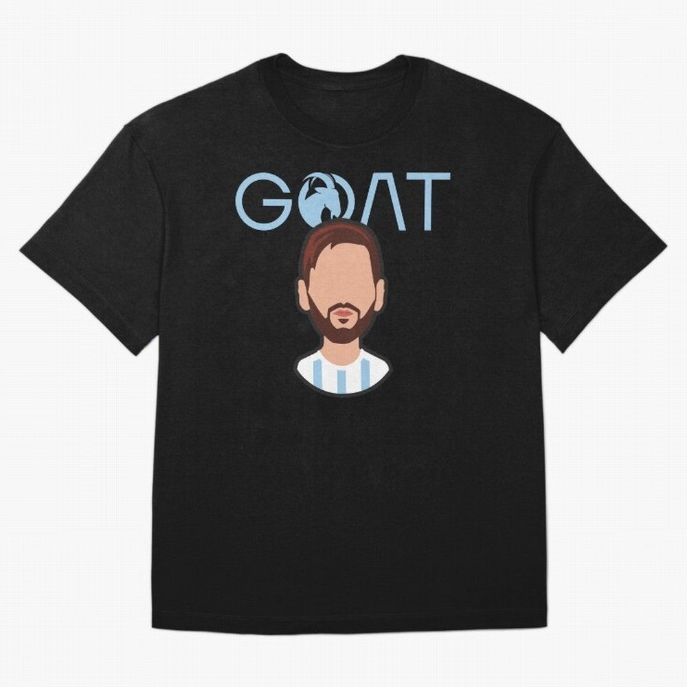 GOAT ¨C Lionel Messi Minimalist Vector Design Classic T-Shirt Remember Iconic Moments from FIFA World Cup 2026 with Mbappe, Netherlands Energy, Worldwide Fan Energy, Dramatic Goals, Stadium Lights and Championship Celebrations; Great for Supporters