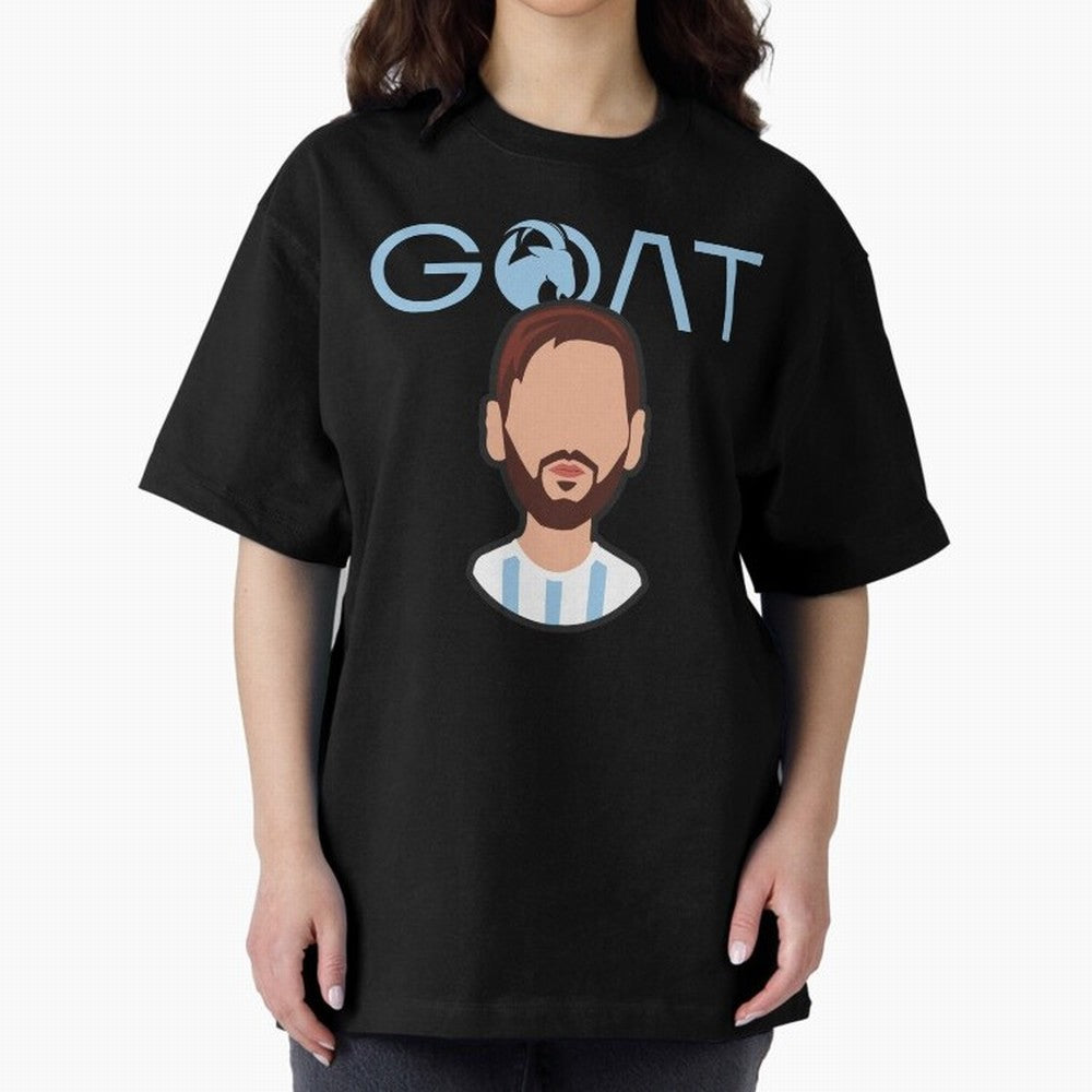 GOAT ¨C Lionel Messi Minimalist Vector Design Classic T-Shirt Remember Iconic Moments from FIFA World Cup 2026 with Mbappe, Netherlands Energy, Worldwide Fan Energy, Dramatic Goals, Stadium Lights and Championship Celebrations; Great for Supporters