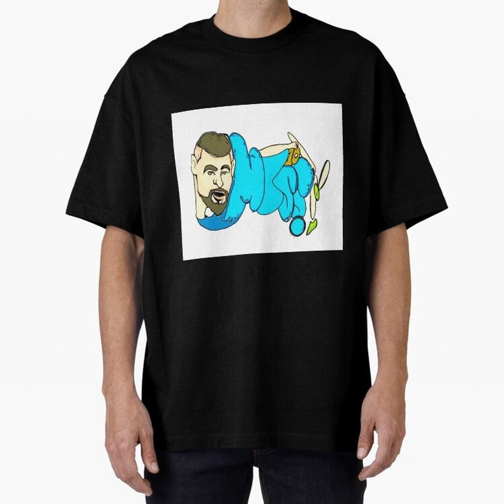 Mesi Oversized T-Shirt Bring International Match Energy to FIFA World Cup 2026 Filled with Cristiano Ronaldo, Haaland and CR7, Argentina Energy, Championship Spirit, Famous Goals, Roaring Crowds and International Football Unity; Great for Watch