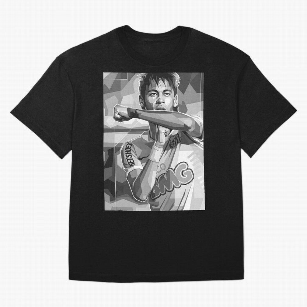 Neymar Grayscale Classic T-Shirt Celebrate Unforgettable Nights in FIFA World Cup 2026 Group Stage Spirit, Built around Argentina, France and Brazil, CR7 and Messi, Supporter Pride, Iconic Celebrations, Legendary Names and Global Match Day Energy;