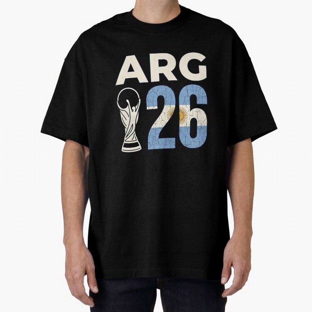 Argentina Football World Cup 2026 - Vintage Arg 26 Flag Design Essential T-Shirt Feel International Energy from FIFA World Cup 2026 Spirit, Filled with Germany, Neymar, Fan Favorite Moments, National Team Passion, Big Match Drama and Soccer