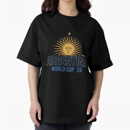 Argentina Football Sun of May - World Cup 2026 Gold Edition Essential T-Shirt Represent Football Lovers during FIFA World Cup 2026 USA Canada Mexico Spirit, Inspired by Argentina, France and Brazil, Neymar, Classic Soccer Heritage, Championship