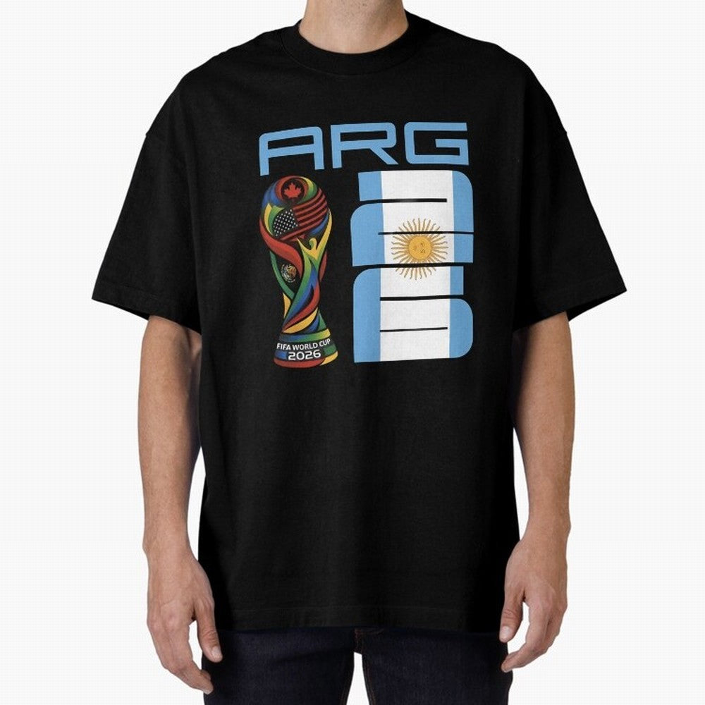 Argentina World Cup 2026 Soccer Fan Art - ARG Albiceleste Essential T-Shirt Support the Legends of FIFA World Cup 2026 Group Stage for Fans of Neymar, Haaland and Cristiano Ronaldo and England and Germany, Bringing Vintage Soccer Flavor, Modern
