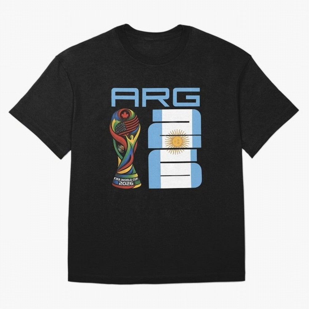 Argentina World Cup 2026 Soccer Fan Art - ARG Albiceleste Essential T-Shirt Support the Legends of FIFA World Cup 2026 Group Stage for Fans of Neymar, Haaland and Cristiano Ronaldo and England and Germany, Bringing Vintage Soccer Flavor, Modern