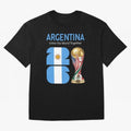 World Cup 2026, ARGENTINA Oversized T-Shirt Follow the Road to the FIFA World Cup 2026 Group Stage Journey through Mbappe Highlights, Argentina and Brazil Pride, Game Day Rituals, Football Legends, Country Pride and the Road to the Final; Built for