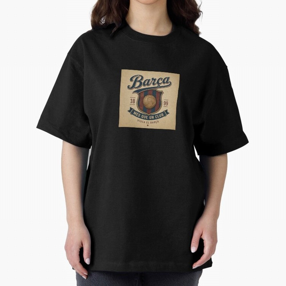 Bar?a Oversized T-Shirt Celebrate the Next Chapter of Global Football Passion for FIFA World Cup 2026 USA Canada Mexico, with Haaland, Portugal, Global Supporter Spirit, Legendary Goals, National Colors and Tournament Celebration; Ideal for