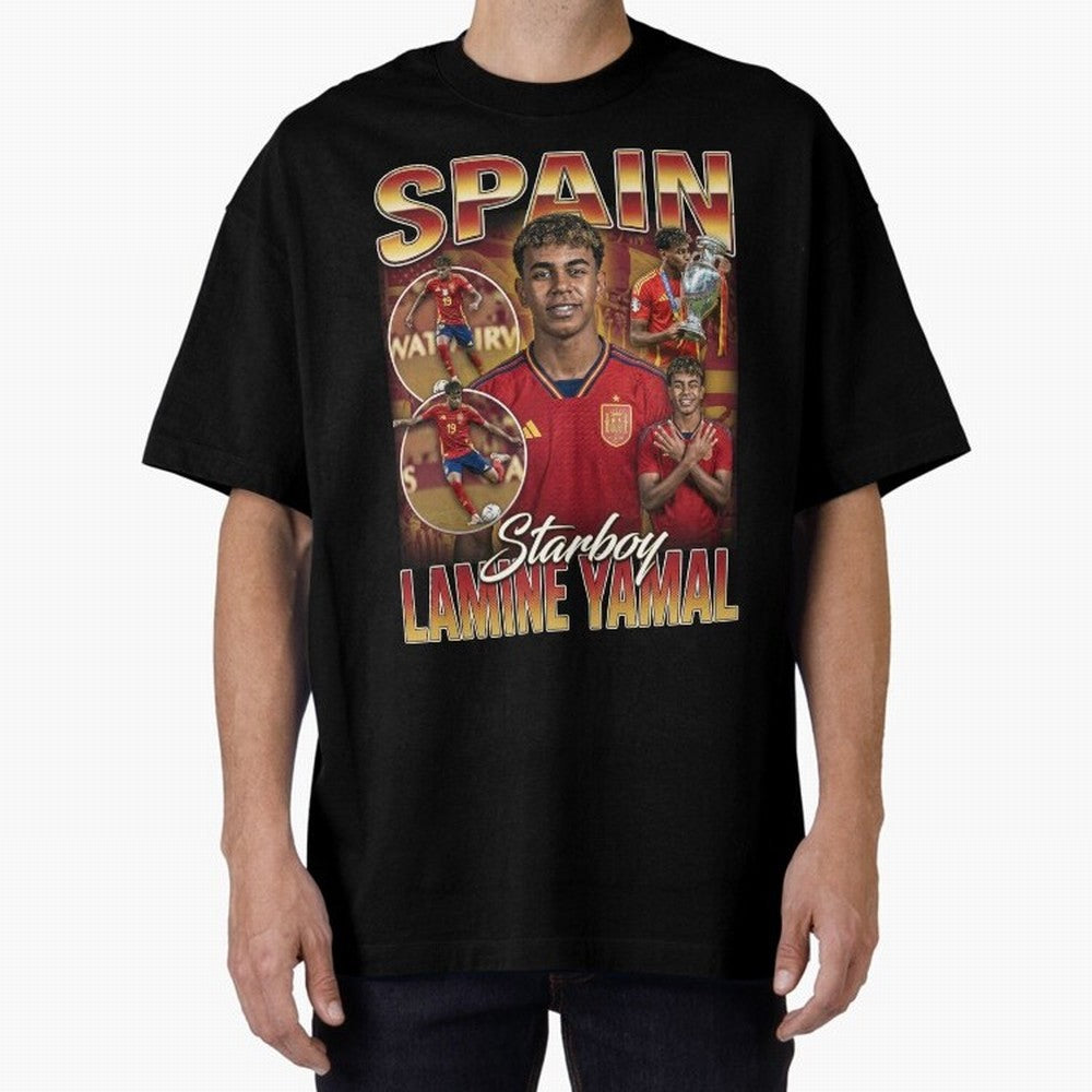 Lamine Yamal Starboy Vintage Classic T-Shirt Back the Journey through FIFA World Cup 2026 Group Stage Spirit, Centered on Germany, Messi and Cristiano Ronaldo, Game Day Rituals, Football Legends, Country Pride and the Road to the Final; Great for