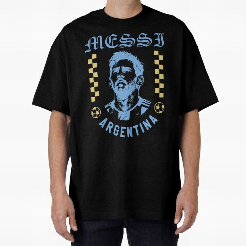 Messi Argentina Vintage Football Design World Cup Fan Art Classic T-Shirt Make Memories around FIFA World Cup 2026 USA Canada Mexico Centered on Haaland and Mbappe, England Energy, Football Festival Excitement, Trophy Ambitions, Country Rivalries