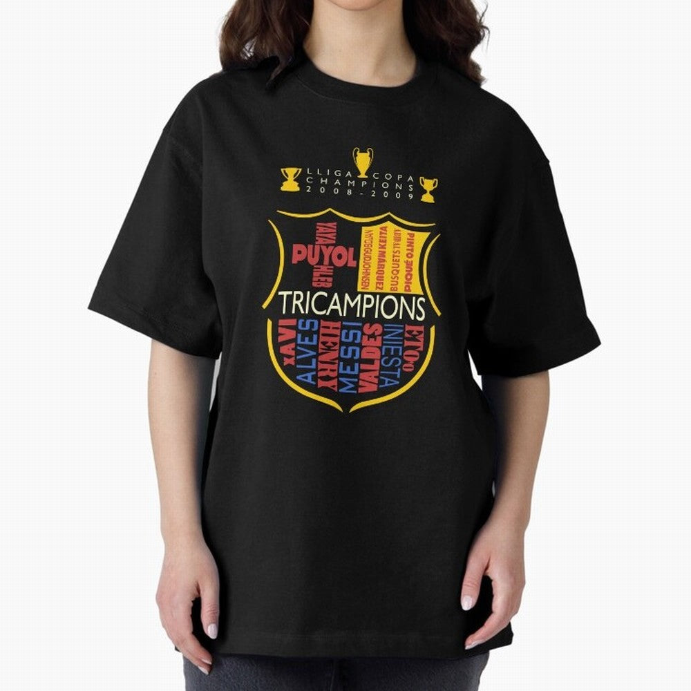 FC Barcelona three-time champion color Classic T-Shirt Bring World Football Passion into FIFA World Cup 2026 Group Stage for Fans of Messi and Cristiano Ronaldo and Brazil, Bringing Football Passion, Legendary Performances, Festival Vibes and