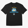 Argentina 2026 Stars Oversized T-Shirt Stand with FIFA World Cup 2026 USA Canada Mexico Spirit, Built around Argentina and Brazil, CR7 and Messi, Game Day Rituals, Football Legends, Country Pride and the Road to the Final; Perfect for Fans,