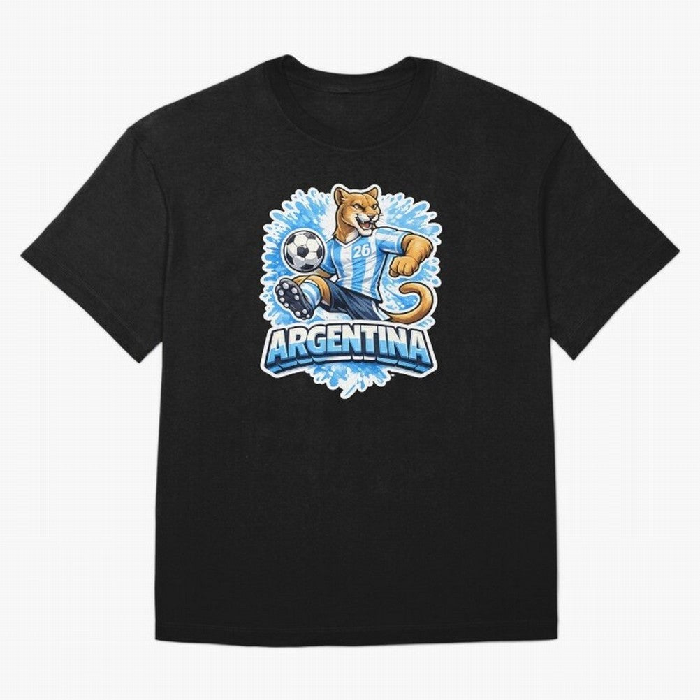 Argentina Soccer Mascot - Albiceleste Edition Essential T-Shirt Represent the Passion of Match Day Hype around FIFA World Cup 2026 USA Canada Mexico, Messi and Cristiano Ronaldo, England and Germany, Stadium Chants, National Pride, Trophy Dreams