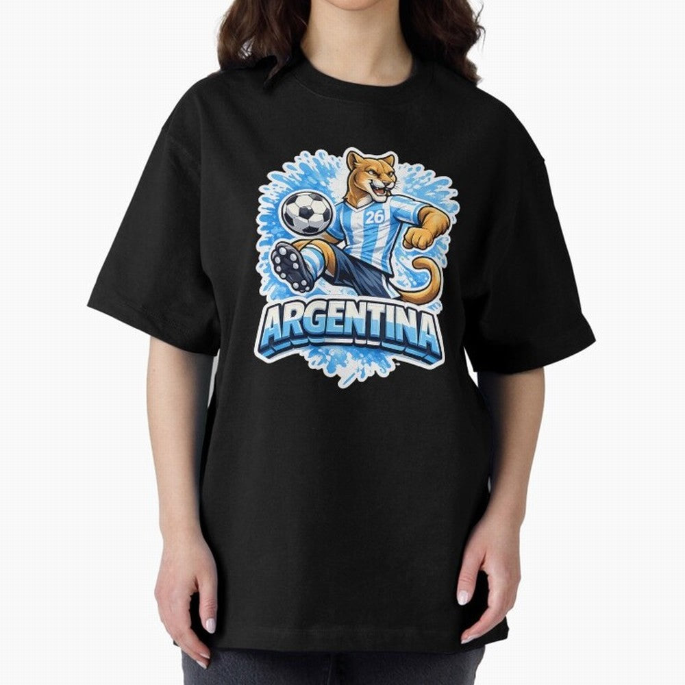 Argentina Soccer Mascot - Albiceleste Edition Essential T-Shirt Represent the Passion of Match Day Hype around FIFA World Cup 2026 USA Canada Mexico, Messi and Cristiano Ronaldo, England and Germany, Stadium Chants, National Pride, Trophy Dreams