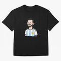 Argentina Soccer Football Player Oversized T-Shirt Honor Football Greatness during the FIFA World Cup 2026 Journey through Cristiano Ronaldo, Haaland and CR7 Highlights, Portugal, Spain and Germany Pride, Sports Nostalgia, International