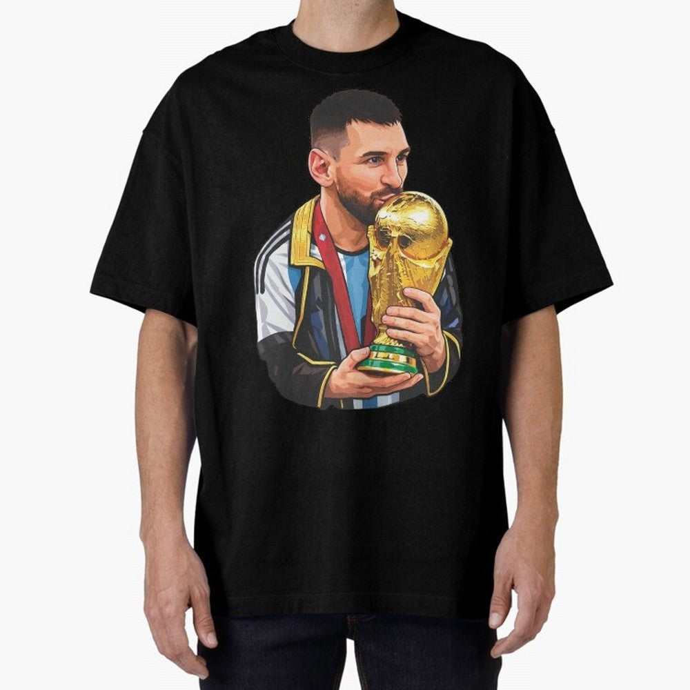 Messi celebrating the 2022 World Cup victory Classic T-Shirt Celebrate Every Goal in FIFA World Cup 2026 USA Canada Mexico Spirit, Celebrating England, Cristiano Ronaldo, Stadium Memories, Football Loyalty, International Chants and Championship