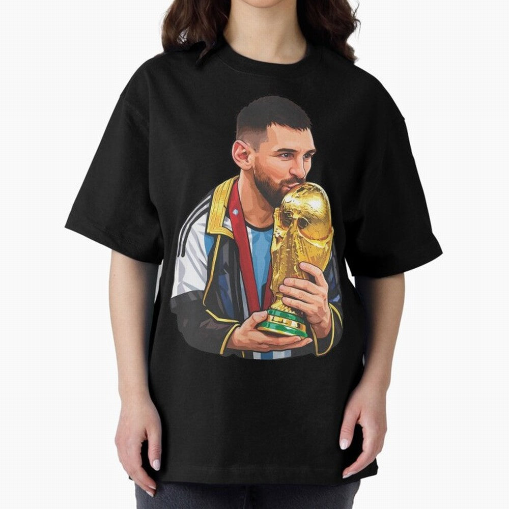 Messi celebrating the 2022 World Cup victory Classic T-Shirt Celebrate Every Goal in FIFA World Cup 2026 USA Canada Mexico Spirit, Celebrating England, Cristiano Ronaldo, Stadium Memories, Football Loyalty, International Chants and Championship