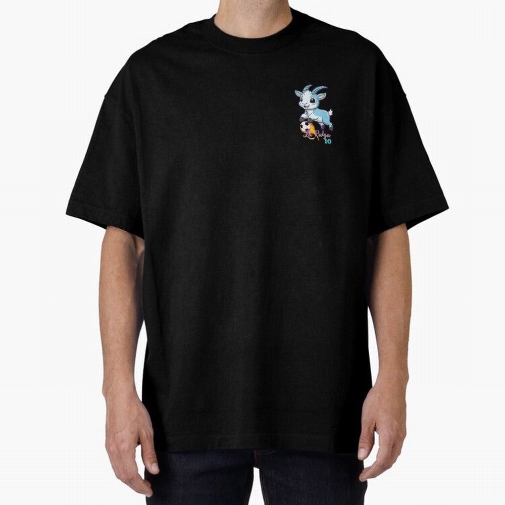 The Goat Flea Oversized T-Shirt Show Support during FIFA World Cup 2026 USA Canada Mexico Spirit, Made for Brazil, Portugal and Argentina, CR7, Goal Celebration Energy, Supporter Heritage, Football Icons and Worldwide Tournament Joy; Built for