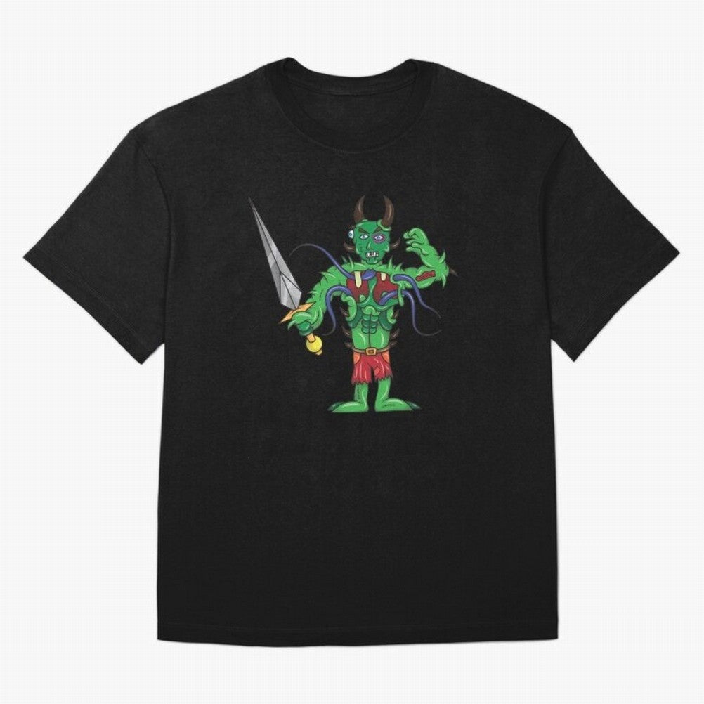 Creature #76A - Messi the Monster Classic T-Shirt Show Support during FIFA World Cup 2026 for Fans of Messi and Cristiano Ronaldo and Netherlands, Bringing Vintage Soccer Flavor, Modern Football Stars, National Flags and Final Night Emotion; Great