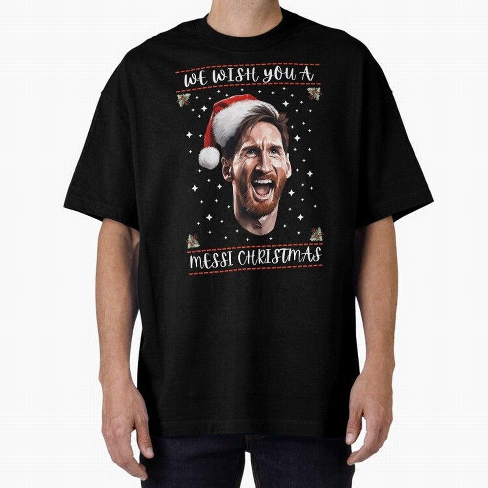 Messi Christmas Funny Football Holiday Classic T-Shirt Make Every Kick Count in Match Day Hype around FIFA World Cup 2026 USA Canada Mexico, CR7 and Messi, Argentina, Vintage Soccer Flavor, Modern Football Stars, National Flags and Final Night