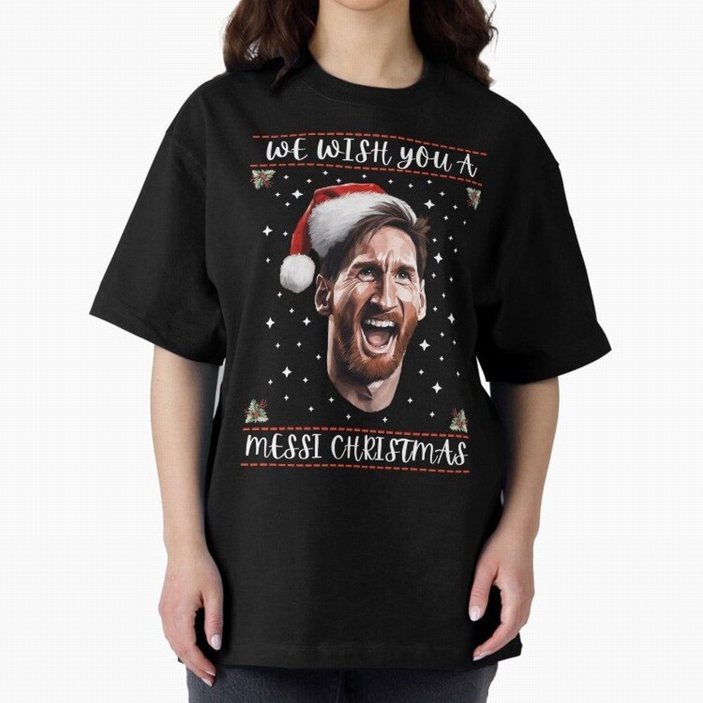 Messi Christmas Funny Football Holiday Classic T-Shirt Make Every Kick Count in Match Day Hype around FIFA World Cup 2026 USA Canada Mexico, CR7 and Messi, Argentina, Vintage Soccer Flavor, Modern Football Stars, National Flags and Final Night