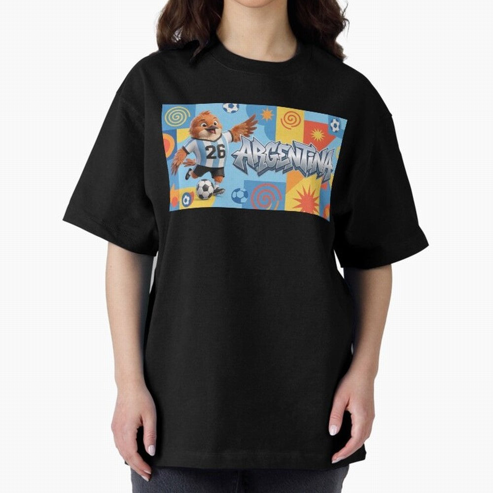 World Cup 2026 Argentina Soccer Team Fan Art Classic T-Shirt Capture FIFA World Cup 2026 Group Stage for Fans of Haaland and Spain and Netherlands, Bringing Vintage Soccer Flavor, Modern Football Stars, National Flags and Final Night Emotion; Ideal