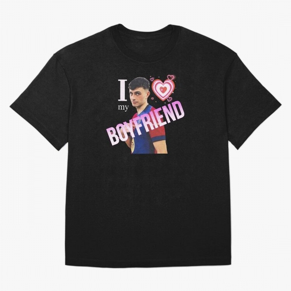 Pedri I love my boyfriend Classic T-Shirt Relive the Noise and Pride of FIFA World Cup 2026 Featuring Mbappe and Neymar, Brazil, Portugal and Argentina Energy, Soccer Culture, Superstar Moments, National Team Dreams and Competitive Fire; Perfect