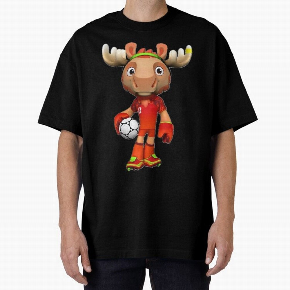 2026 World Cup, Mascots Oversized T-Shirt Bring Trophy Dreams to Global Football Passion for FIFA World Cup 2026, with CR7 and Messi, England, Retro Football Energy, Iconic Rivalries, Trophy Chase Drama and Stadium Atmosphere; Made for Collectors