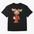 2026 World Cup, Mascots Oversized T-Shirt Bring Trophy Dreams to Global Football Passion for FIFA World Cup 2026, with CR7 and Messi, England, Retro Football Energy, Iconic Rivalries, Trophy Chase Drama and Stadium Atmosphere; Made for Collectors