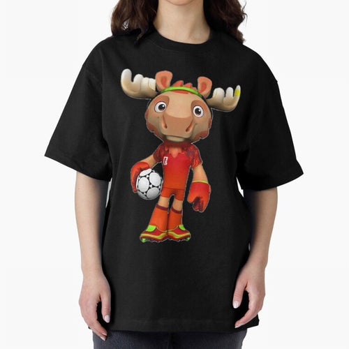 2026 World Cup, Mascots Oversized T-Shirt Bring Trophy Dreams to Global Football Passion for FIFA World Cup 2026, with CR7 and Messi, England, Retro Football Energy, Iconic Rivalries, Trophy Chase Drama and Stadium Atmosphere; Made for Collectors