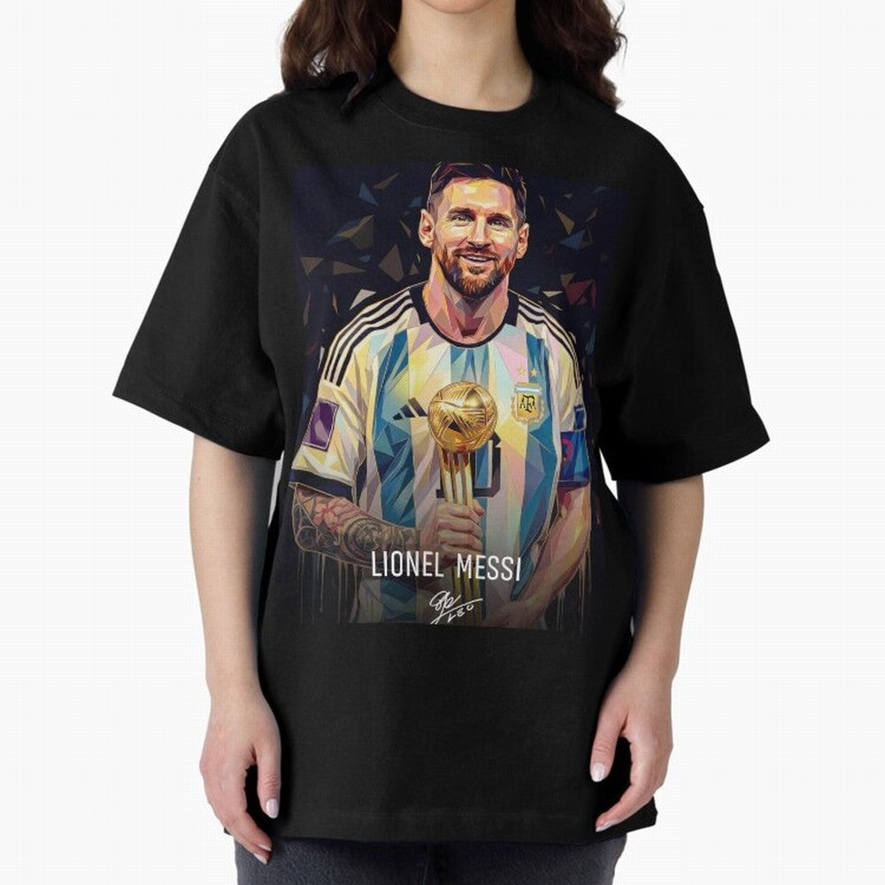 Leonie Messi M10 Football Soccer Player Champion Trophy Glory Classic T-Shirt Celebrate Soccer Greatness during the FIFA World Cup 2026 Journey through Neymar, Haaland and Cristiano Ronaldo Highlights, England and Germany Pride, Sports Nostalgia,