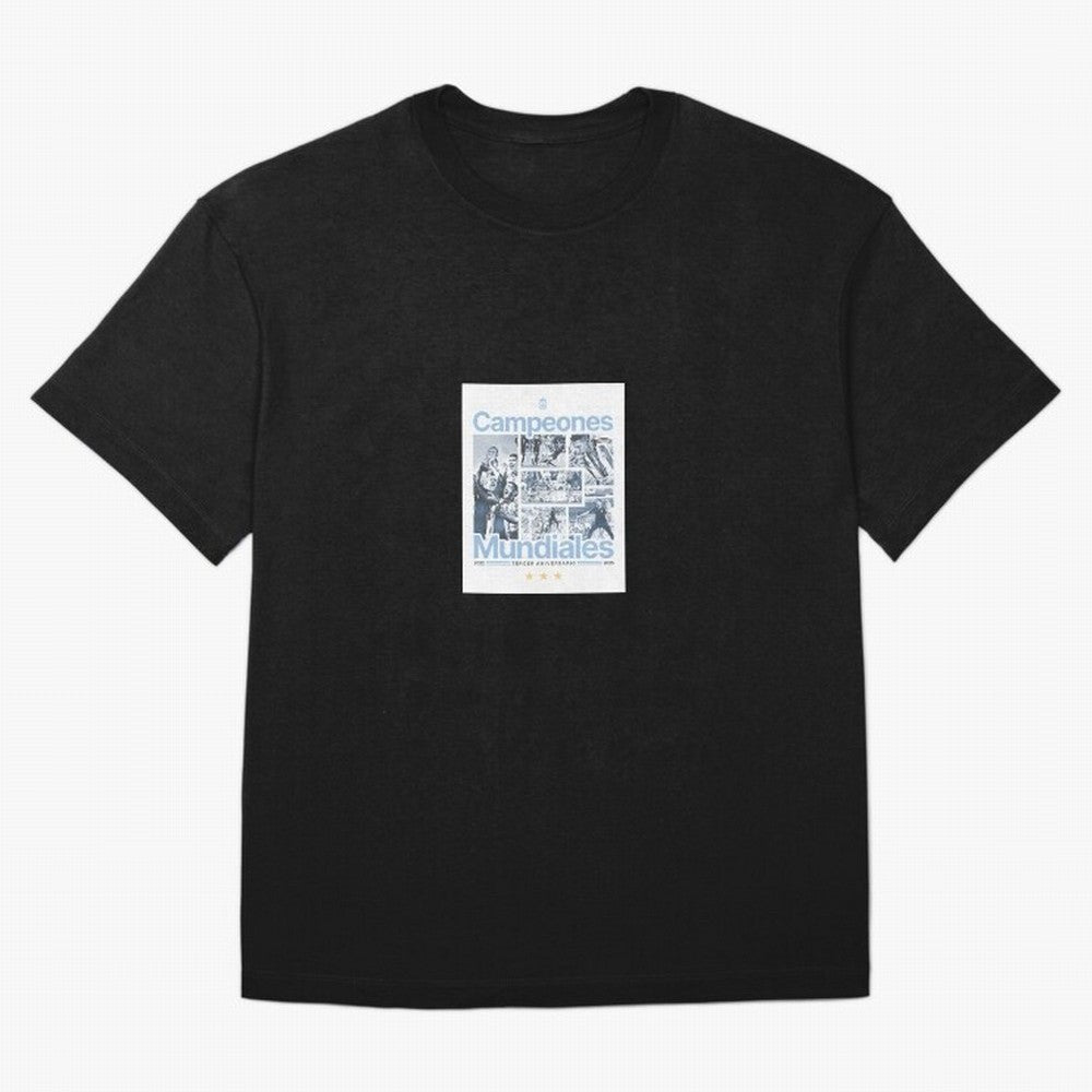 Argentina Qatar 2022 Oversized T-Shirt Upgrade FIFA World Cup 2026 Spirit, Capturing France and Portugal, Messi, Sports Nostalgia, International Competition, Famous Players and Unforgettable Victories; Perfect for People Who Love Argentina, Brazil,
