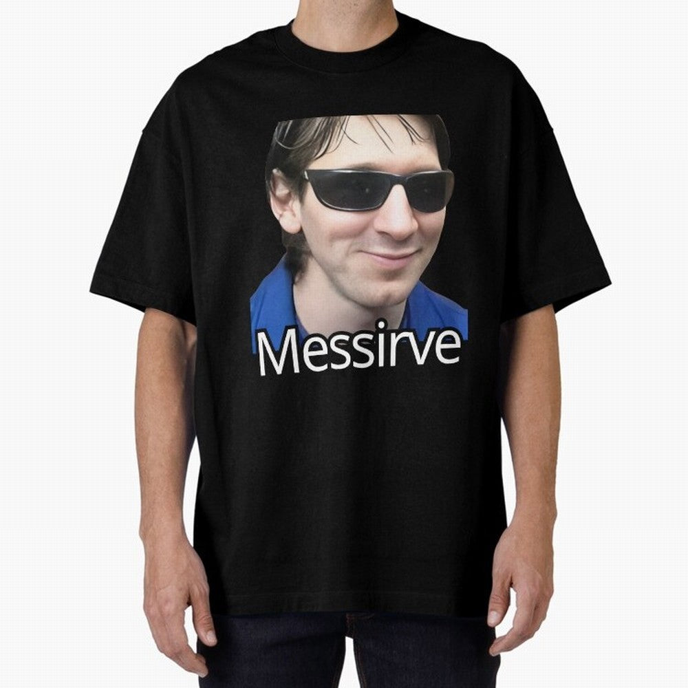 Messirve Football Meme Oversized T-Shirt Enjoy the FIFA World Cup 2026 USA Canada Mexico Journey through CR7 Highlights, Argentina Pride, Worldwide Fan Energy, Dramatic Goals, Stadium Lights and Championship Celebrations; Great for Watch Parties,