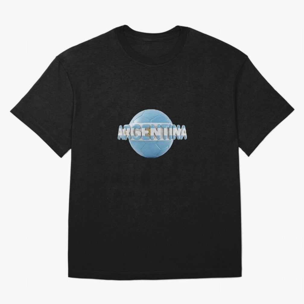 Argentina Soccer World Cup Oversized T-Shirt Upgrade Global Football Passion for FIFA World Cup 2026 USA Canada Mexico, Highlighting Cristiano Ronaldo, Haaland and CR7, Argentina, France and Brazil, Football Festival Excitement, Trophy Ambitions,