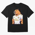 Real Madrid capybara elegant Classic T-Shirt Keep the Match Day Mood of Match Day Hype around FIFA World Cup 2026 Group Stage, CR7 and Messi, France and Portugal, Champion Mindset, Group Stage Buzz, Knockout Tension and Passionate Fan Culture;