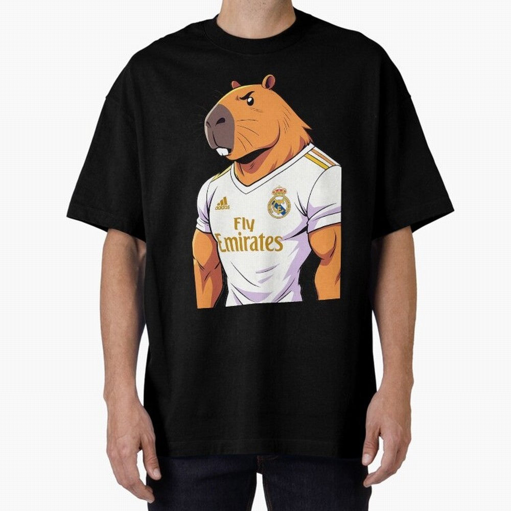 Real Madrid capybara elegant Classic T-Shirt Keep the Match Day Mood of Match Day Hype around FIFA World Cup 2026 Group Stage, CR7 and Messi, France and Portugal, Champion Mindset, Group Stage Buzz, Knockout Tension and Passionate Fan Culture;