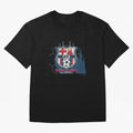 FCB Minimalist - Football Fan Design Oversized T-Shirt Represent FIFA World Cup 2026 Group Stage Spirit, Highlighting Netherlands, Neymar, Game Day Rituals, Football Legends, Country Pride and the Road to the Final; Ideal for Fans Who Follow Messi,
