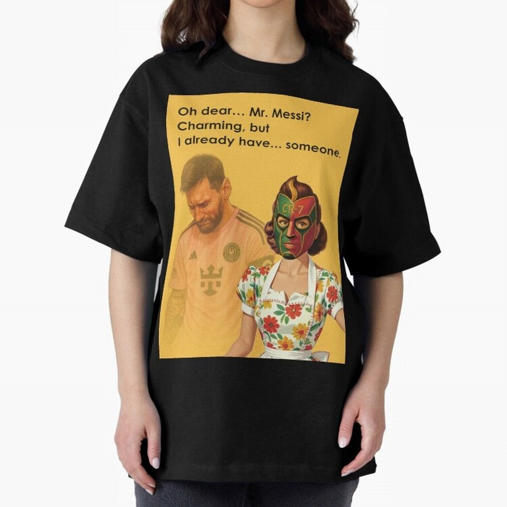 Oh Dear¡­ Mr. Messi ¨C Elegant Housewife CR-7 Meme Art Active T-Shirt Enjoy the Biggest Football Party of Match Day Hype around FIFA World Cup 2026, Mbappe and Neymar, Brazil, Match Day Excitement, Supporter Culture, Golden Goals and Global