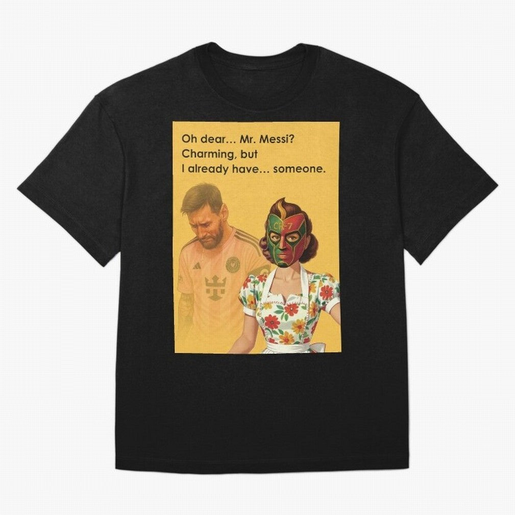 Oh Dear¡­ Mr. Messi ¨C Elegant Housewife CR-7 Meme Art Active T-Shirt Enjoy the Biggest Football Party of Match Day Hype around FIFA World Cup 2026, Mbappe and Neymar, Brazil, Match Day Excitement, Supporter Culture, Golden Goals and Global