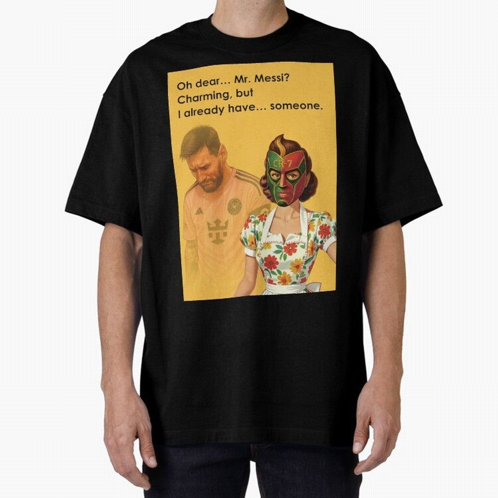 Oh Dear¡­ Mr. Messi ¨C Elegant Housewife CR-7 Meme Art Active T-Shirt Enjoy the Biggest Football Party of Match Day Hype around FIFA World Cup 2026, Mbappe and Neymar, Brazil, Match Day Excitement, Supporter Culture, Golden Goals and Global