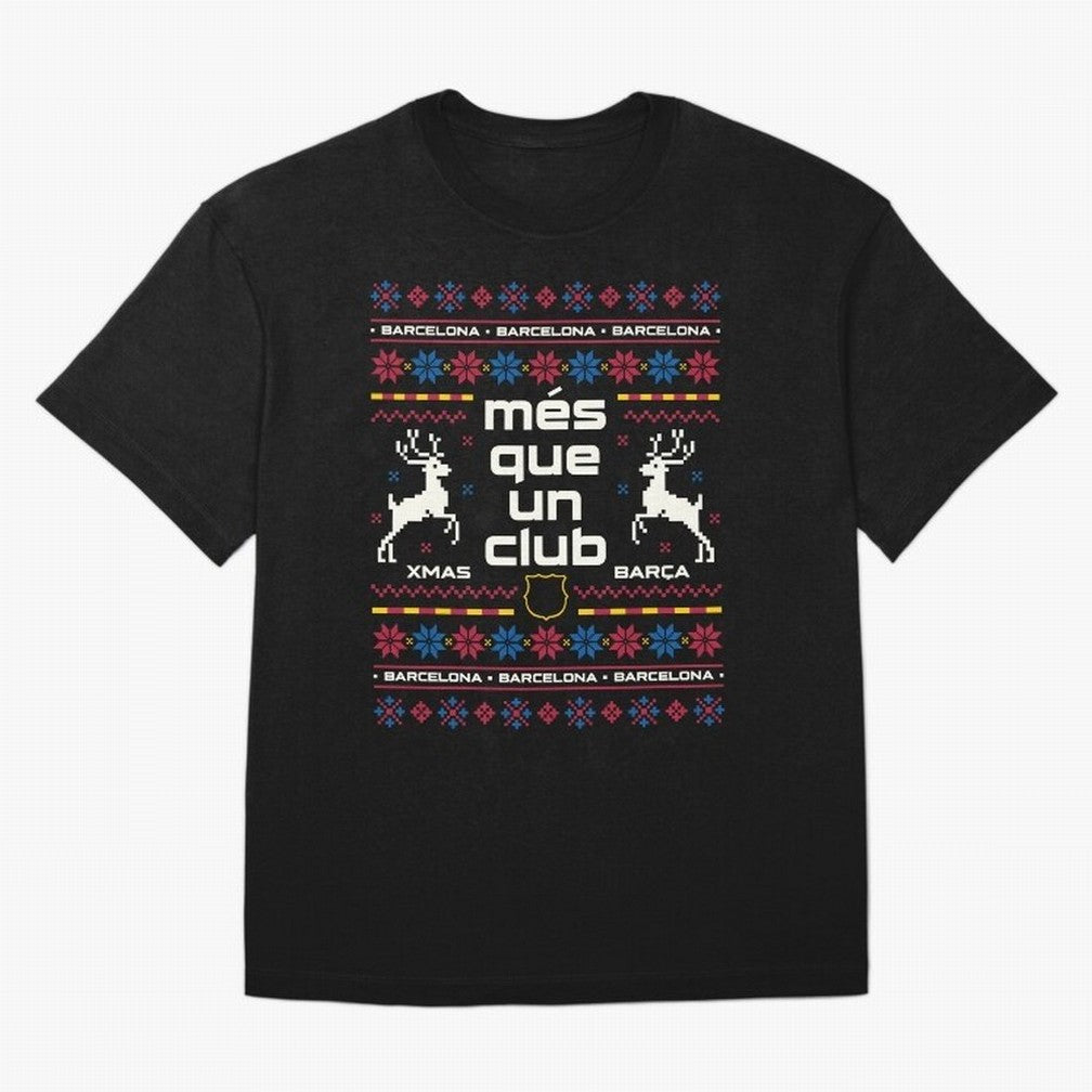 FC Barcelona Christmas Classic T-Shirt Support Global Football Passion for FIFA World Cup 2026, Driven by CR7, England and Germany, Supporter Pride, Iconic Celebrations, Legendary Names and Global Match Day Energy; Created for Match Day Parties,