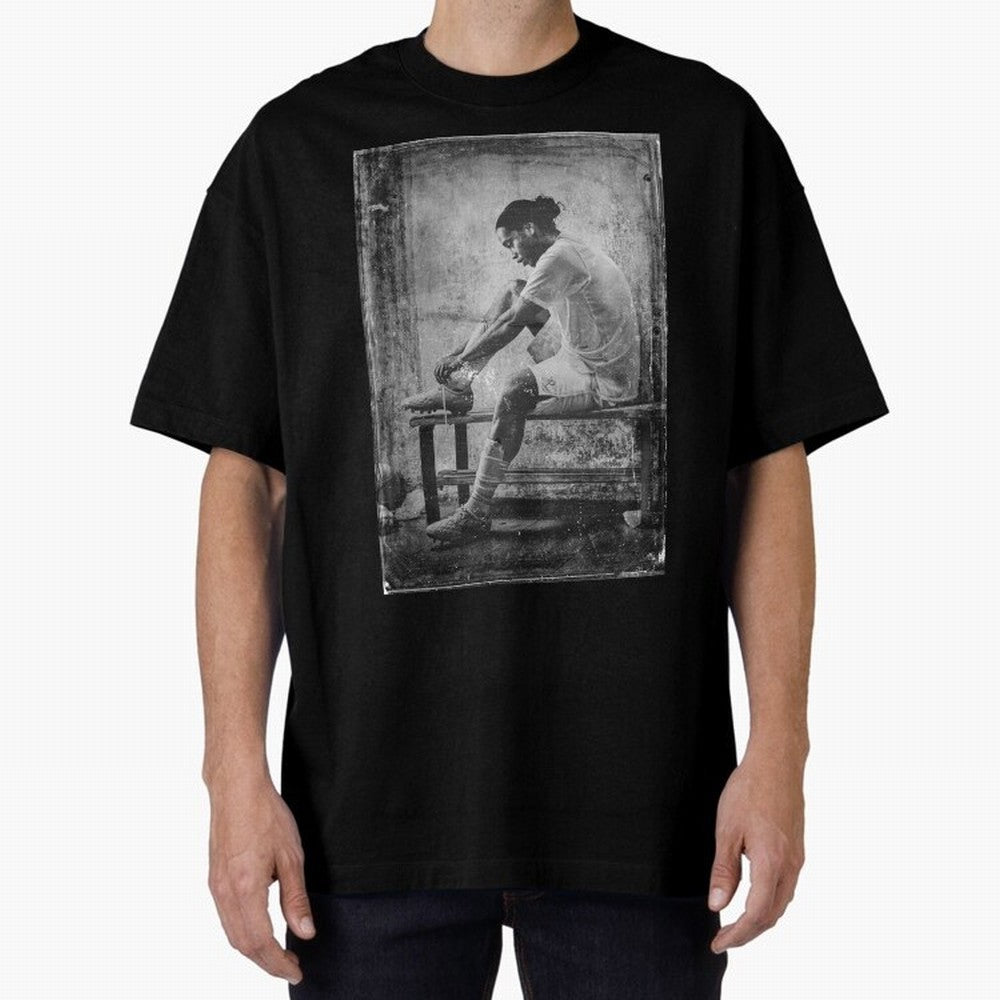 Ronaldinho Vintage Classic T-Shirt Celebrate Rivalries and Pride in Match Day Hype around FIFA World Cup 2026 Group Stage, Messi, Netherlands, Vintage Soccer Flavor, Modern Football Stars, National Flags and Final Night Emotion; Perfect for