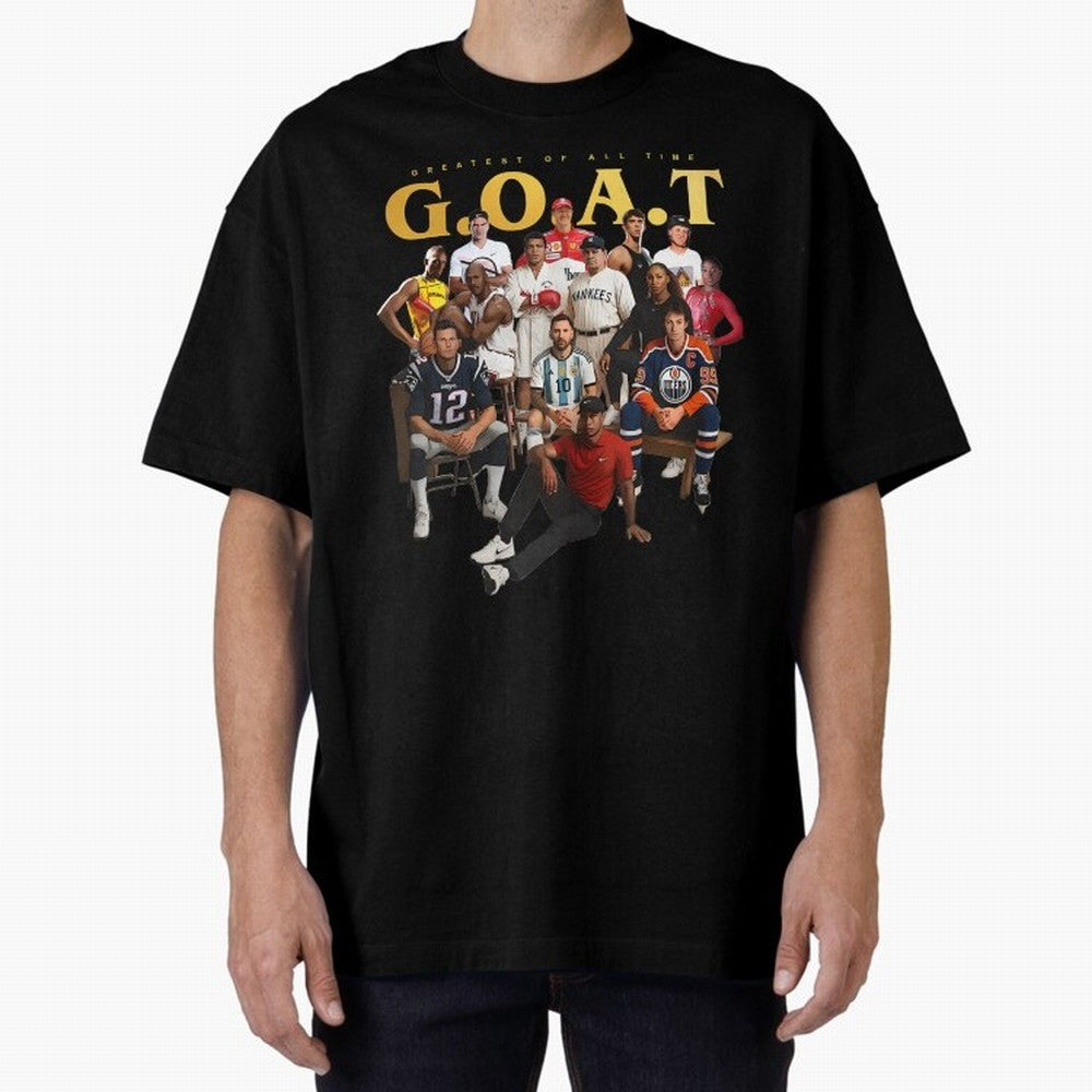 GOAT of all Sports Essential T-Shirt Elevate FIFA World Cup 2026 Group Stage Spirit, Filled with France, Cristiano Ronaldo, Haaland and CR7, Goal Celebration Energy, Supporter Heritage, Football Icons and Worldwide Tournament Joy; Great for