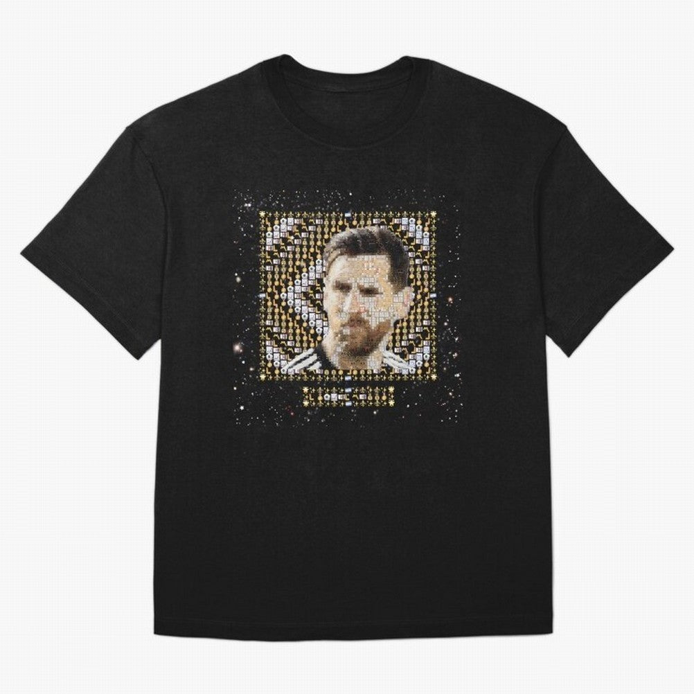 Goat Emojified Messi-Inspired Visual Tribute Classic T-Shirt Live for the Drama of Global Football Passion for FIFA World Cup 2026 Group Stage, Capturing Messi, CR7 and Mbappe, Portugal, Spain and Germany, Match Day Excitement, Supporter Culture,