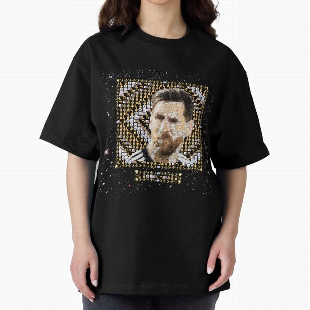 Goat Emojified Messi-Inspired Visual Tribute Classic T-Shirt Live for the Drama of Global Football Passion for FIFA World Cup 2026 Group Stage, Capturing Messi, CR7 and Mbappe, Portugal, Spain and Germany, Match Day Excitement, Supporter Culture,