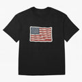 United States Flag USA Patriotic Stars and Stripes Art Classic T-Shirt Keep Football History Alive during Match Day Hype around FIFA World Cup 2026 Group Stage, Messi, Neymar and Mbappe, Germany, Football Passion, Legendary Performances, Festival