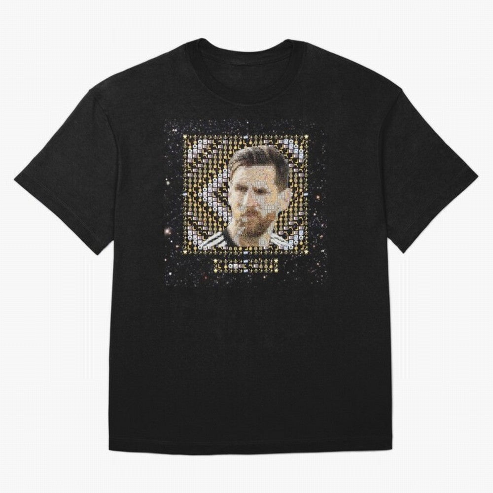 GOAT Emojified ¨C Messi-Inspired Visual Tribute | Legendary Football Grid Art | Iconic Symbolism in Emoji Form Oversized T-Shirt Represent Football Lovers during the FIFA World Cup 2026 Journey through Messi and Cristiano Ronaldo Highlights,