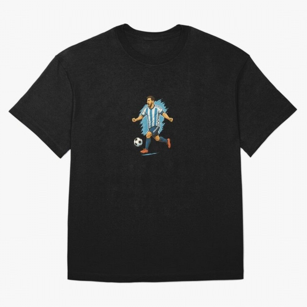 Dynamic Soccer Player Illustration ¨C High-Energy Football Art Classic T-Shirt Make the Season About FIFA World Cup 2026 Spirit, Inspired by France and Portugal, CR7 and Messi, Fan Favorite Moments, National Team Passion, Big Match Drama and Soccer